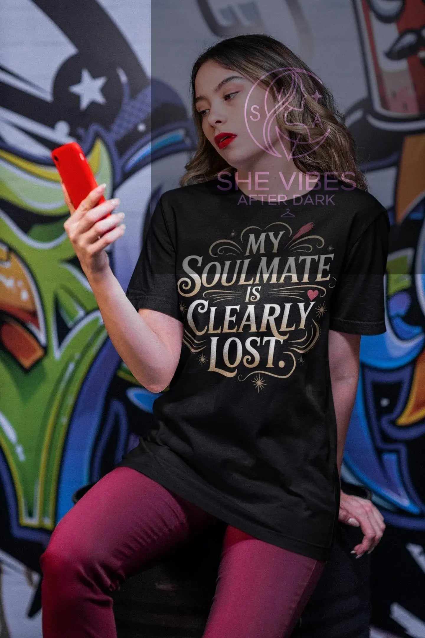 Funny Single Life Shirt: My Soulmate Is Lost - Women's Humor Apparel Yoycol