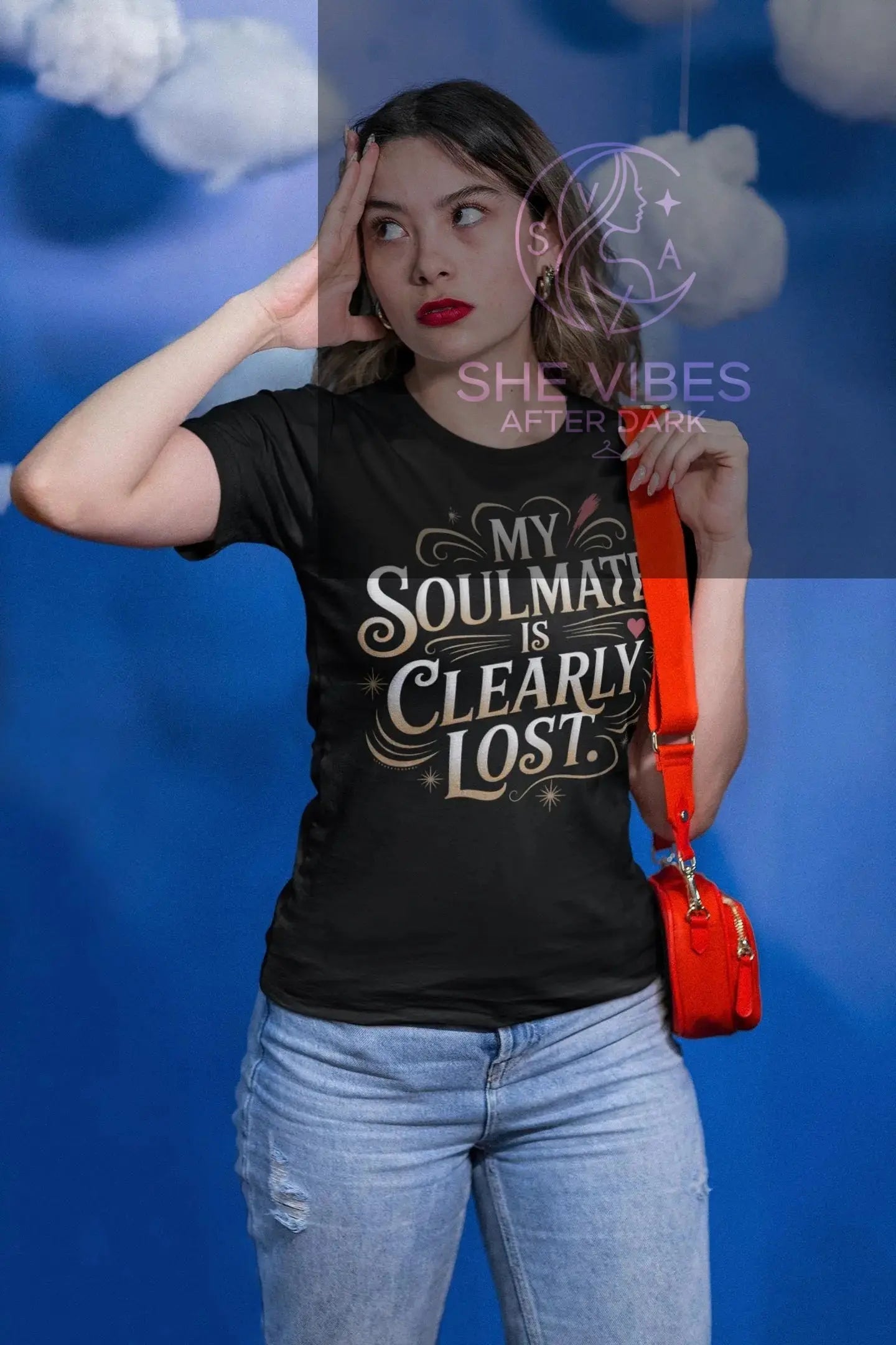 Funny Single Life Shirt: My Soulmate Is Lost - Women's Humor Apparel Yoycol