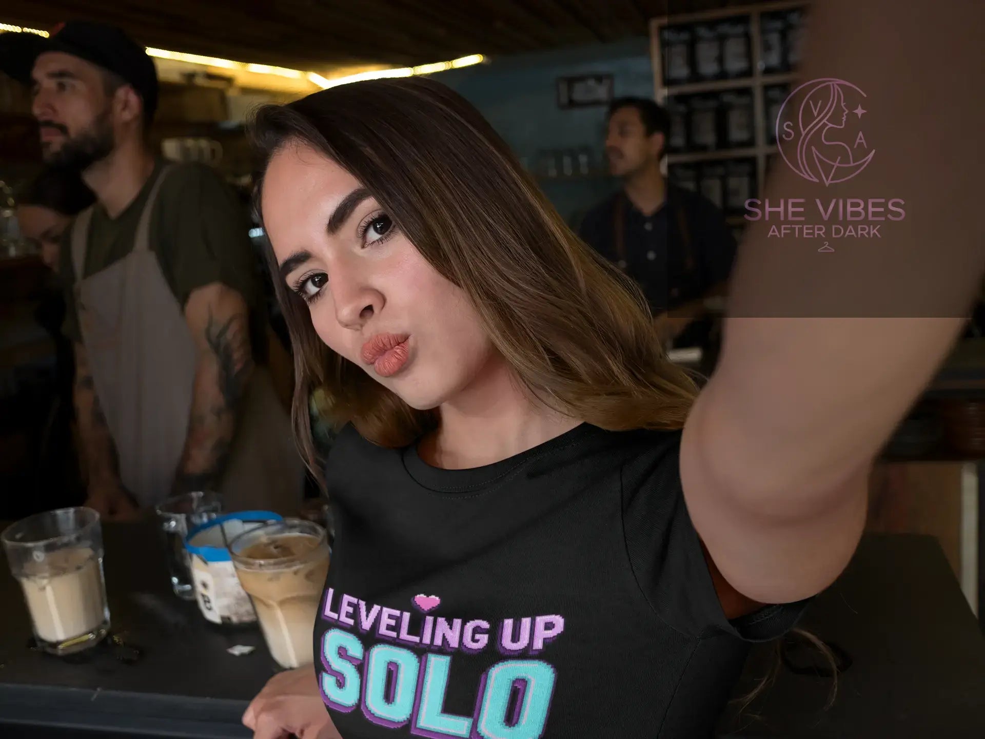 Leveling Up Solo T-Shirt, Single Life Shirt, Independent Woman Gift, Empowered Girl Top, Anti-Valentine's Day Tee Yoycol