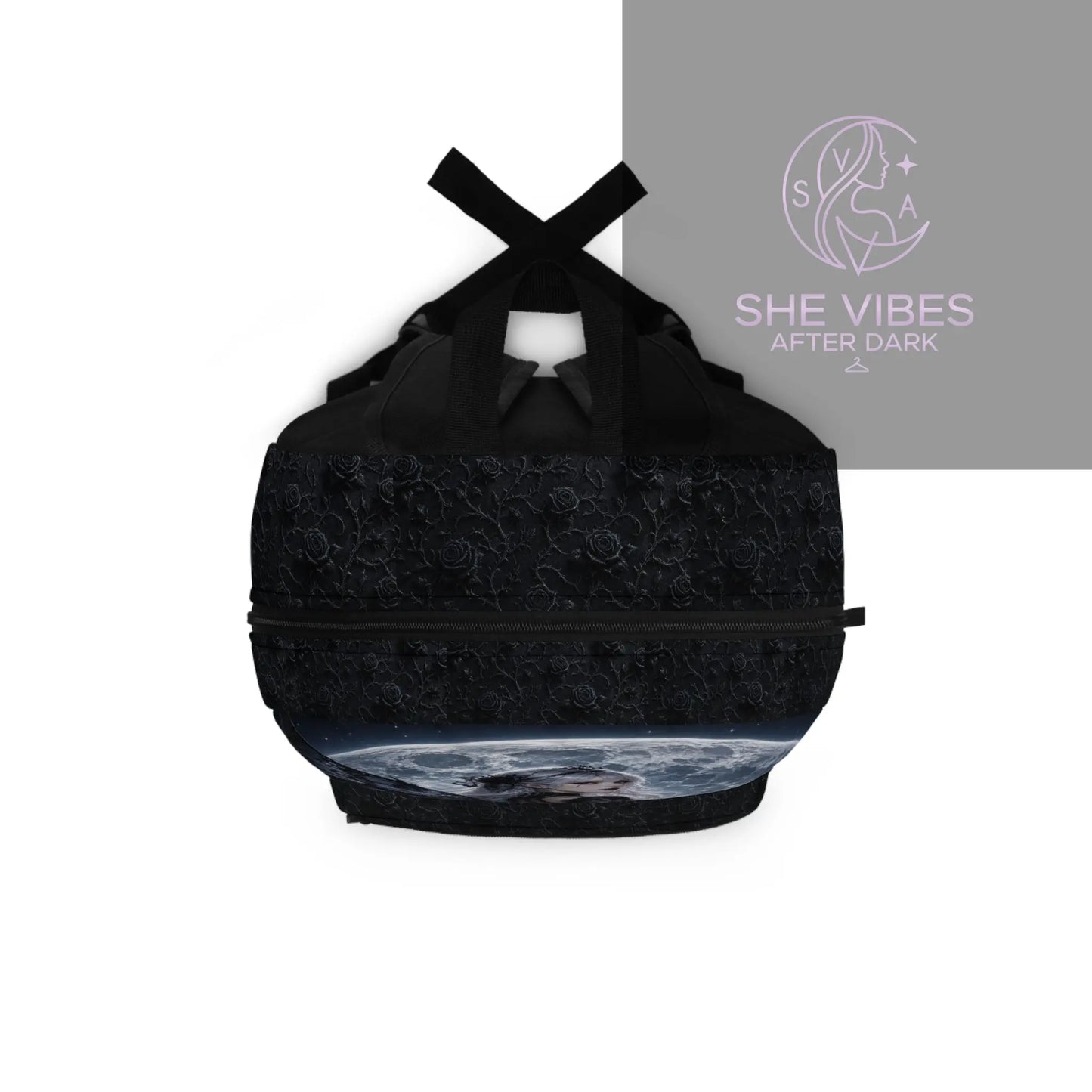 Moonlit Goth Fairies Backpack | Gothic Fairy Moonlight Design Printify  Bags SHE VIBES AFTER DARK