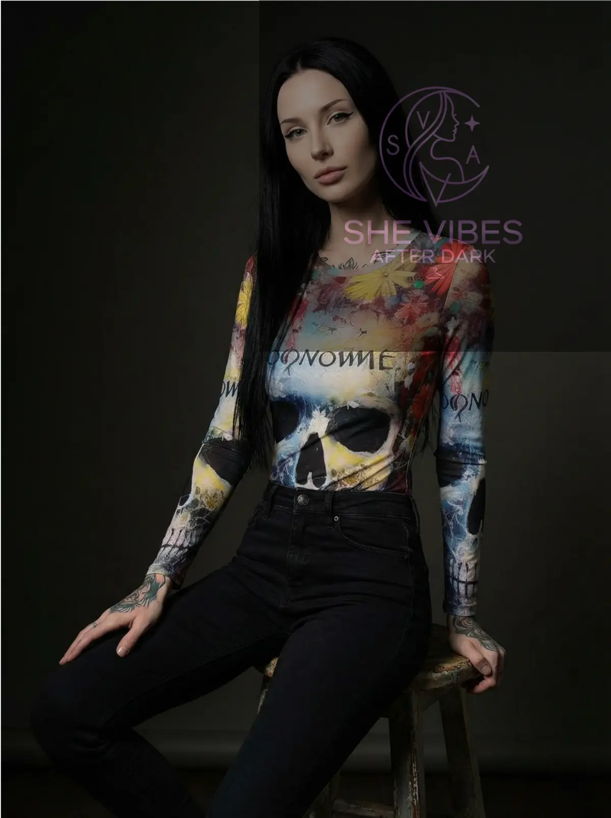 She Vibes After Dark: The 'Unapologetically Me' Bodysuit Yoycol  BODY SUITE SHE VIBES AFTER DARK