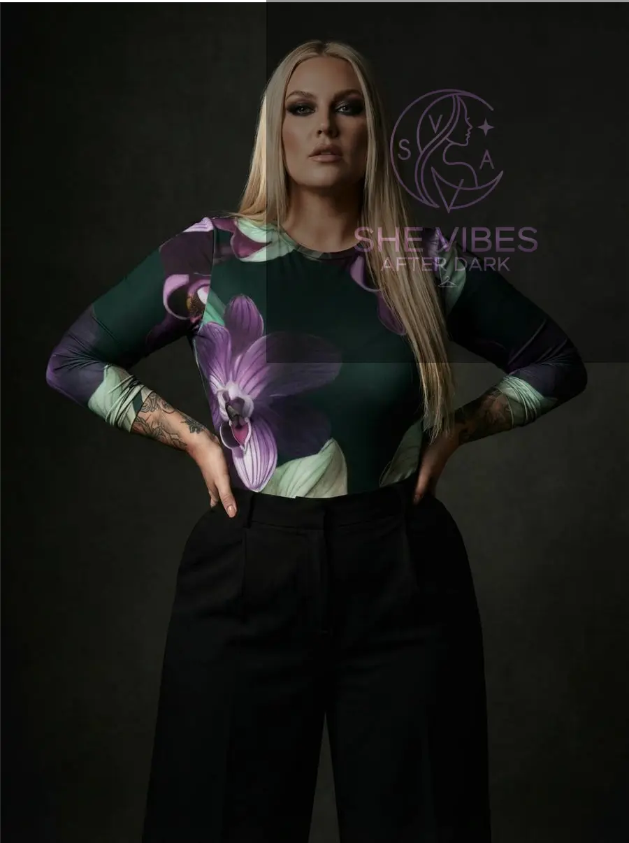 The "Chaos & Confidence" Bodysuit Yoycol  BODY SUITE SHE VIBES AFTER DARK