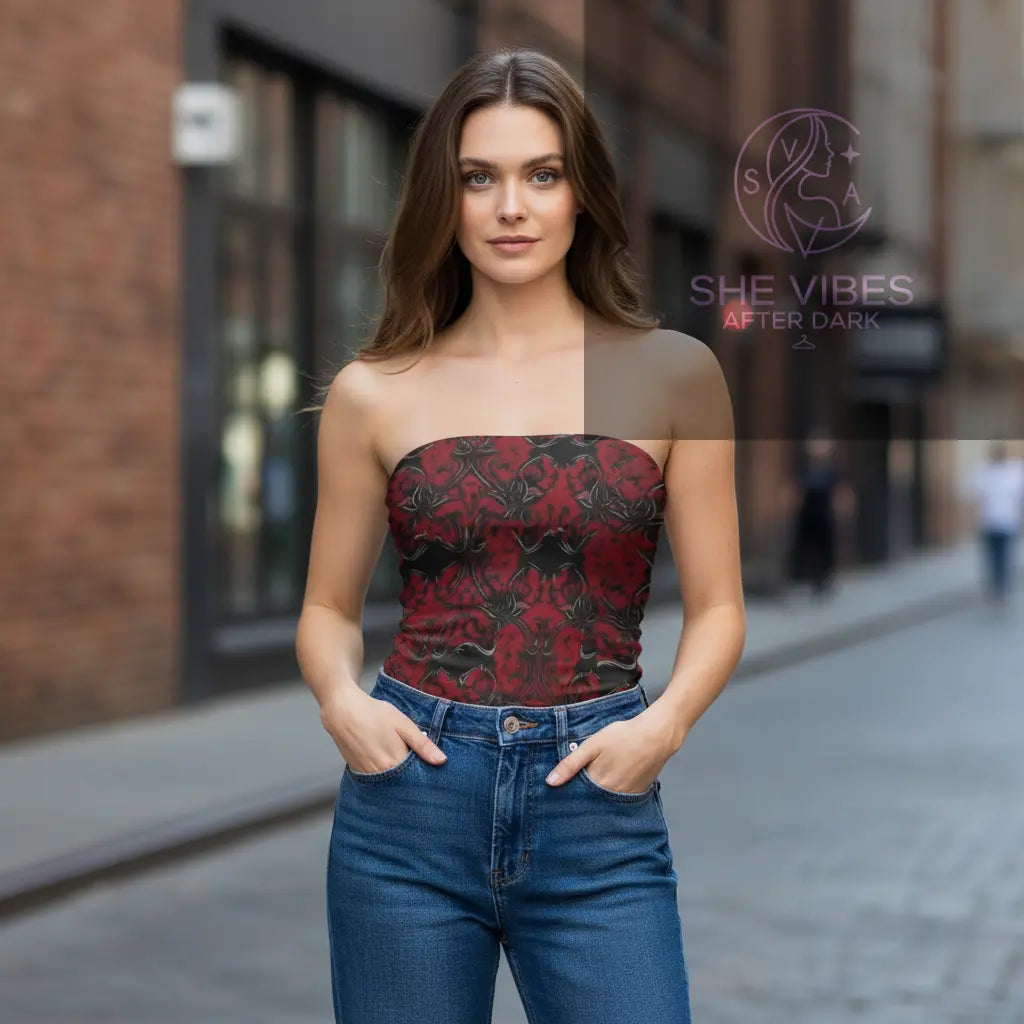 grunge single life tube top